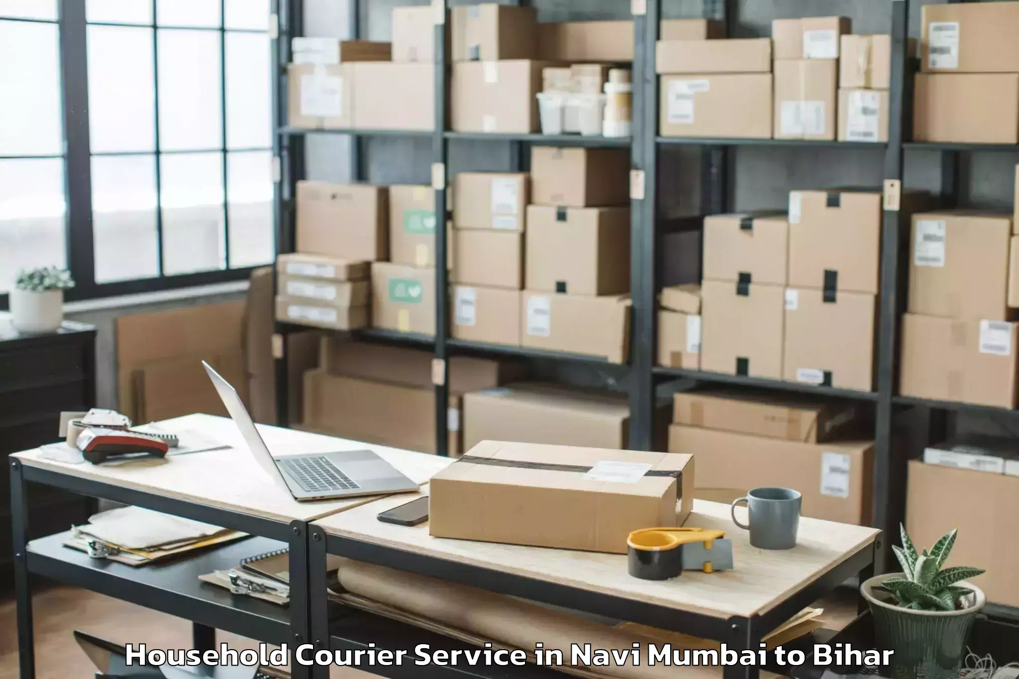 Affordable Navi Mumbai to Garhani Household Courier